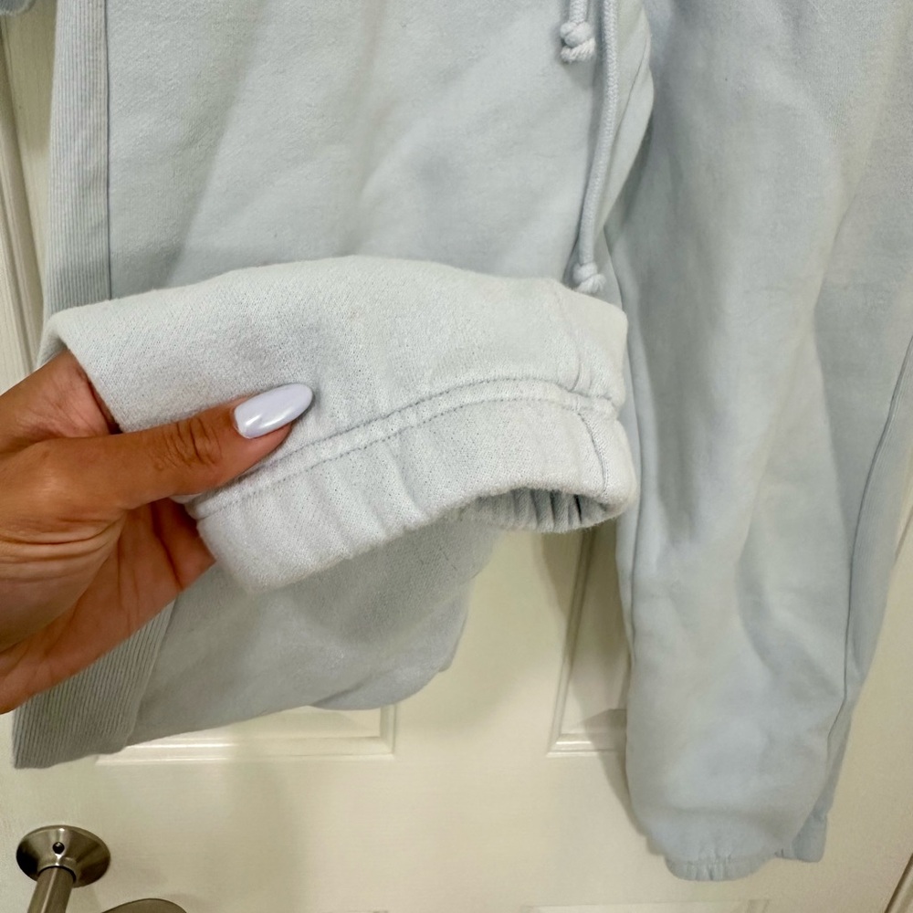 TNA Sky Blue CozyAF Fleece Sweatset - Picture 6 of 8